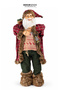 New Year's Santa Claus Plaid Red 90 cm