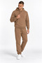 Men's Brown 3 Thread Soft Tracksuit Set - 8