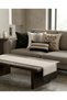 Pietra Digital Printed 5-Piece Marble and Linen Patterned Throw Pillow Cover and Runner Set Gray Beige Mink Colored Modern Patterned Decorative Set with Double-Sided Hidden Zipper 4-Piece Throw Pillow Covers 1-Piece Runner - 5