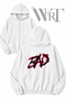 Xxxtentacion Bad Back Printed Zippered Hooded White Cardigan (2 Yarns)