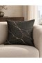 Pietra Digital Printed 1 Piece Marble Patterned Throw Pillow Cover Anthracite Gray Beige Colored Marble Patterned Decorative Throw Pillow Cover with Double-Sided Hidden Zipper - 3