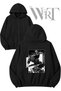 Berserk Armor Back Printed Zippered Hooded Black Cardigan (2 Yarns)