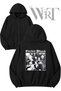 Electric Wizard Fanwork Back Printed Zippered Hooded Black Cardigan (2 Yarn)