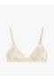 Textured Ribbon Strapless Unpadded Soft Bra
