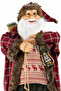 New Year's Santa Claus Plaid Red 90 cm - 2