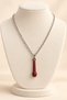 Colorful Necklace with Microphone Figure, Mixed Color Fun Design Chain Necklace - 3