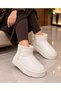 Women's Thick Poly Sole Boots with Fur Inside and Suede Look - 2
