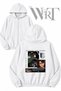 Attack on Titan Levi6 Back Printed Zippered Hooded White Cardigan (2 Yarns)