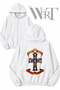 Guns N Roses Rock Music 1 Back Printed Zippered Hooded White Cardigan (2 Yarn)