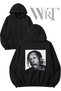 Asap Rocky Ö Back Printed Zippered Hooded Black Cardigan (2 Yarns)