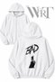 Xxxtentacion 5 Back Printed Zippered Hooded White Cardigan (2 Yarns)