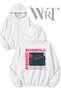 Avenged Sevenfold 1 Back Printed Zippered Hooded White Cardigan (2 Yarn)