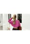 Women's Candy Pink Petite Knitwear Bolero Cardigan - 3