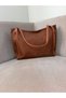 Women's Suede Shoulder Bag Large Size Daily Bag - 3