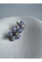 Colorful Tiny Daisy Earrings (1.8 cm) - 3