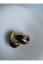 Gold Color Black Retro Earrings (2.4 cm)