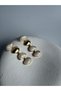 Gold Color Dangle Enamel Earrings (5 cm)