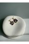 Gold Color Green Retro Dangle Earrings (3.2 cm) - 2
