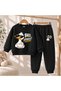Team Sweatshirt Bro Duck Printed Girls Boys Crew Neck