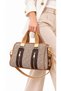 Original Justpolo Women's Quilted Cylinder Model Hand and Shoulder Bag (Size 30X25 cm)