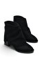 Women's Black Suede Trousers Boots with Orthopedic Insole Grigros - 8