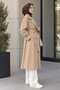 Trench Coat with Buttons and Laces - 2