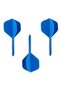 2 Set (6 Pieces) Integrated Shaft-Blade Set. Polyethylene. Midi Boy. 4 Colors. Flexible, Soft, Matte
