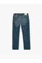 Normal Waist Cotton Straight Fit Jean Trousers with Pockets - Mark Jean - 2
