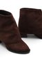 Women's Brown Suede Trousers Boots with Orthopedic Insole Grigros - 5