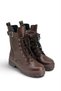 Buckle-Fastened, Non-Slip, Thick-Soled, Zippered Women's Boots, Light Brown - 2