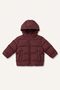 Water Repellent Hooded Zippered Coat Baby Boy C6963A526Au