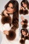 Fur Cuff Brown - 2