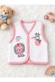 Cute Lion and Giraffe Printed Quilted Children's Vest - 3