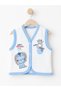 Cute Lion and Giraffe Printed Quilted Children's Vest - 2