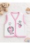 Cute Lion and Giraffe Printed Quilted Children's Vest - 3