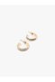 2-Piece Hoop Earring Set with Stones - 2