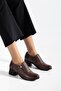 Genuine leather women's low heel classic daily shoes dc2633 - 3