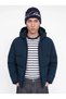 Men's Navy Blue Jcobecks Puffer Sn Coat - 3