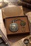 1 Piece Chain Pocket Watch – Wolf Motif Antique Look Metal Design, Chain Pocket Watch Vintage Nostalgic
