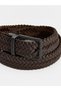 Brown Double-Sided Suede Look Men's Belt - 4