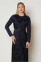 Saten Jacquard Dress 47085 - 3