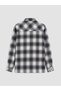 Gray Standard Fit Flannel Men's Shirt - 2