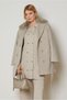 Belted Checked Coat 90657 - 2