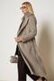 Belted Checked Coat 90651