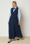 Double Collar Jile Dress 46998 - 2