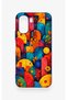 Oppo A6T Compatible Colorful Geometric Flower Pattern Silicone Case - 2