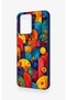 Casper Via M40 Compatible Colorful Geometric Floral Pattern Silicone Case - 4