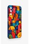 Samsung A05S Compatible Colorful Geometric Floral Pattern Silicone Case - 3