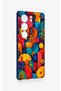 Vivo V29 Compatible Colorful Geometric Flower Pattern Silicone Case - 3