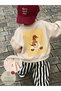 Boys' Striped Pants Suit with Dog Print for Beginners